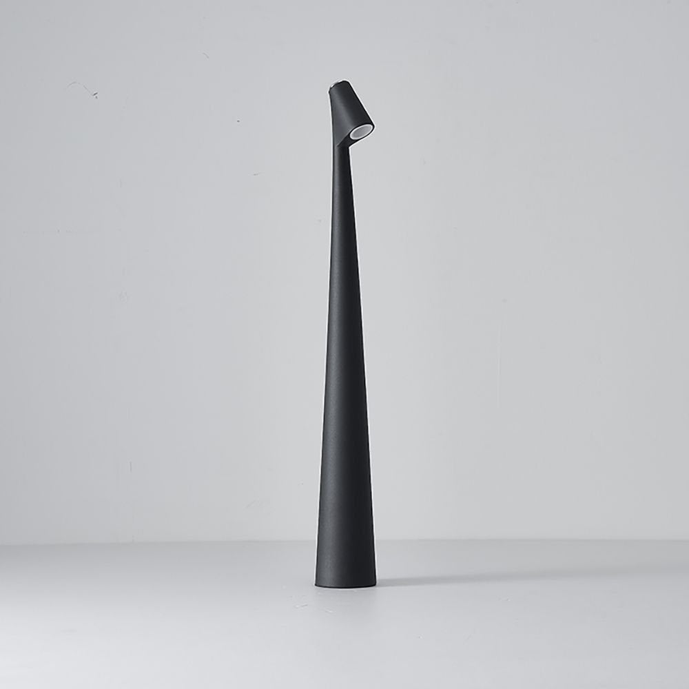 Trådlös LED-lampa i minimalistisk design | Bordslampa | Veska Svart