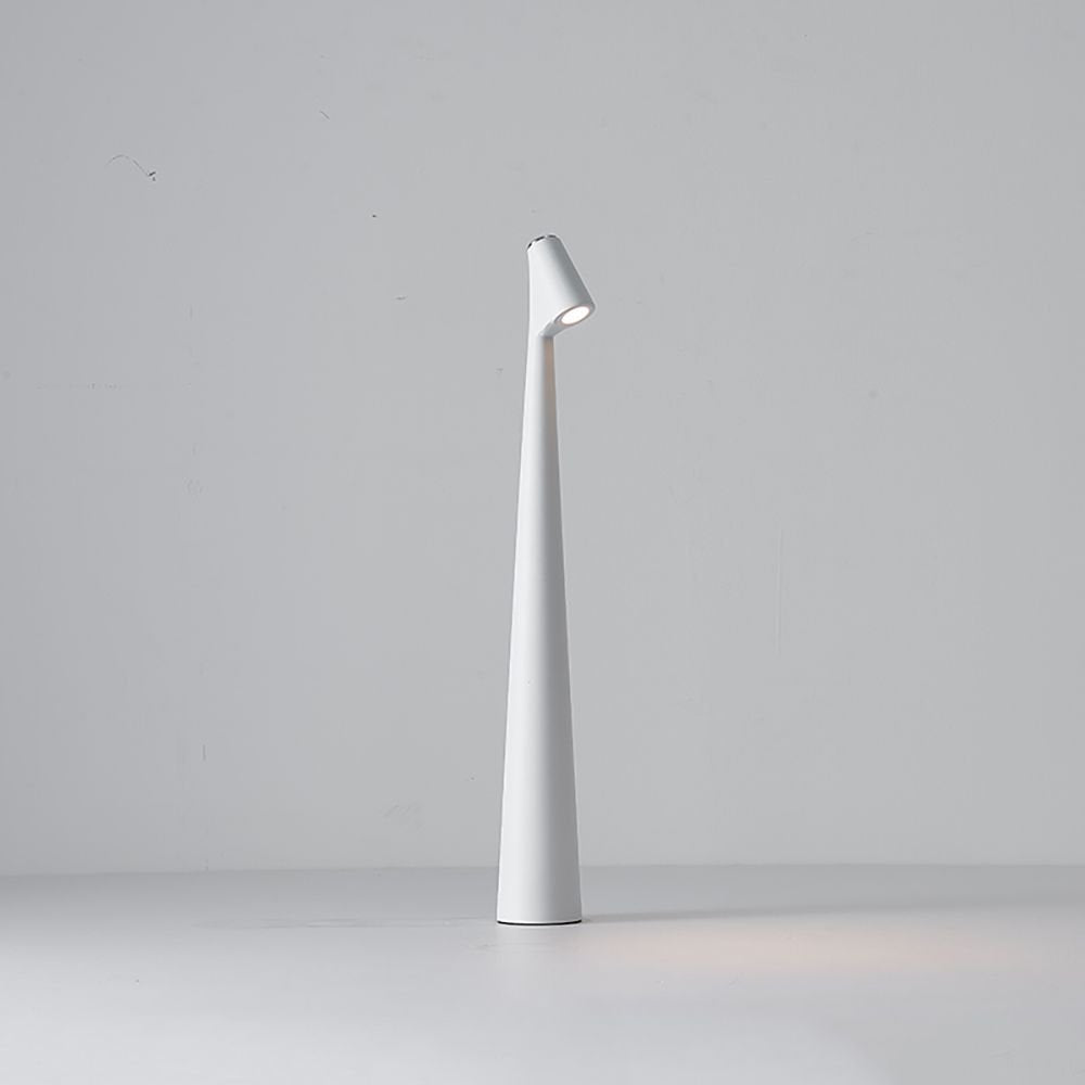 Trådlös LED-lampa i minimalistisk design | Bordslampa | Veska Vit
