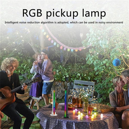 Trådlös ljudstyrd RGB-ljusskena | Veska