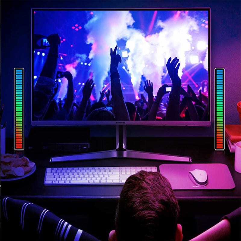 Trådlös ljudstyrd RGB-ljusskena | Veska