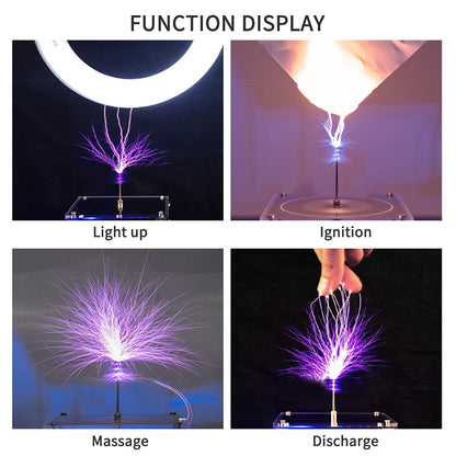 Trådlös Tesla Coil Högfrekvent Belysnings Högtalare | Veska