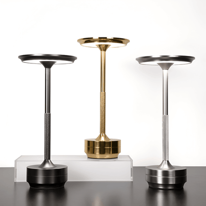 Trådlös | Uppladdningsbar Touch-Control LED Bordslampa för Elegant Ambient Ljus | Veska