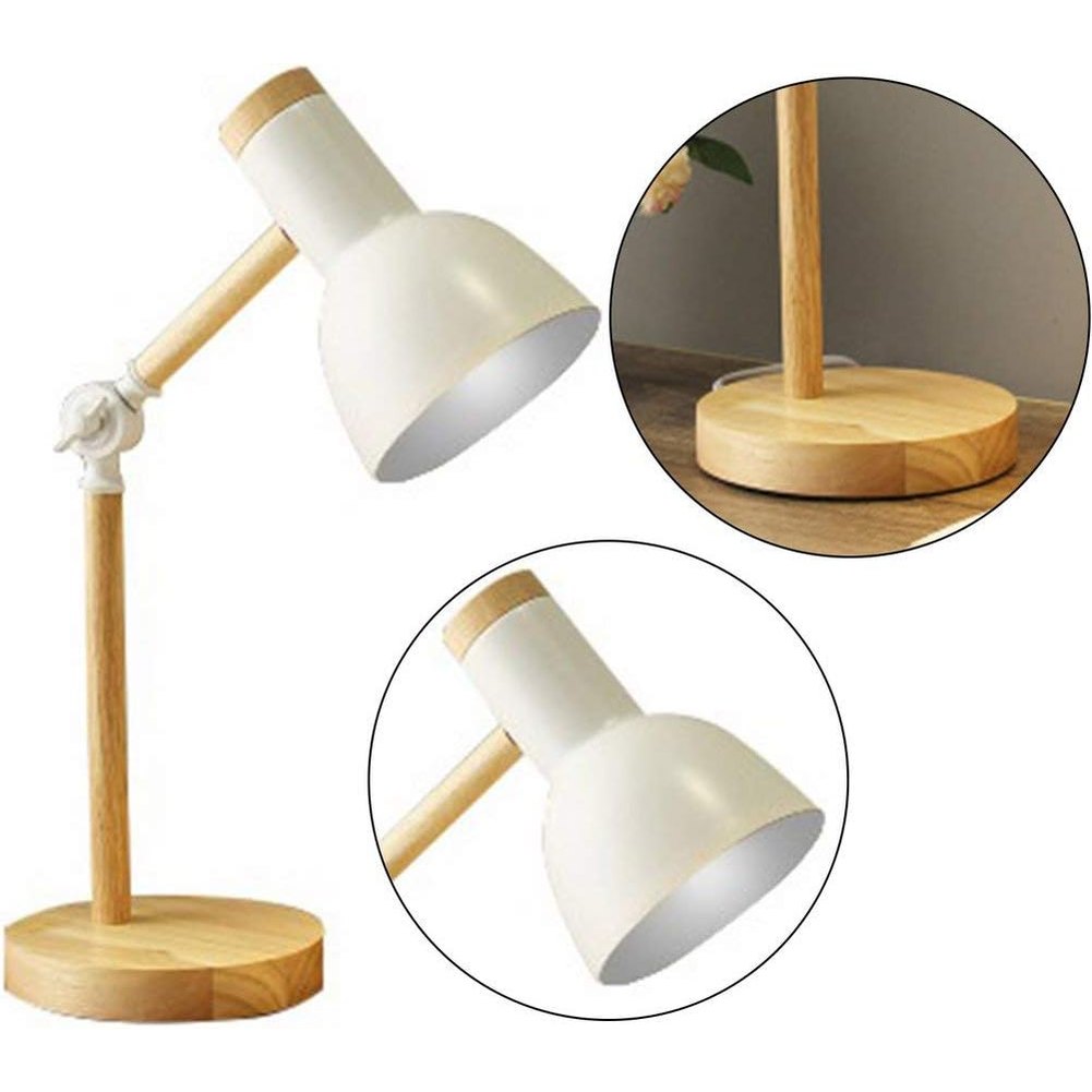 Träjusterbar Bordslampa | Nordisk Belysning | Veska