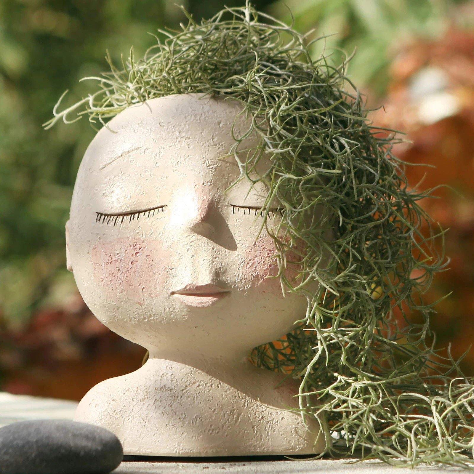 Tranquil Sleep Face Plant Vase | Veska Standardtitel