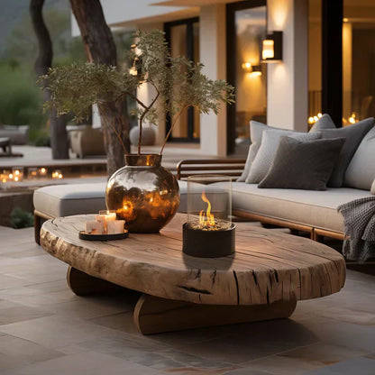 Trendig & Portabel Bord Eld Lykta - GlowLuxe | Veska