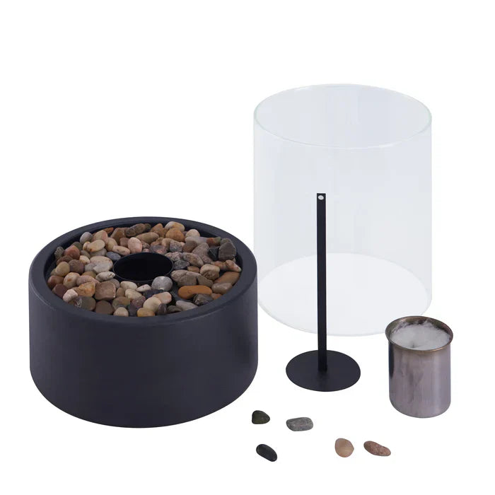 Trendig & Portabel Bord Eld Lykta - GlowLuxe | Veska