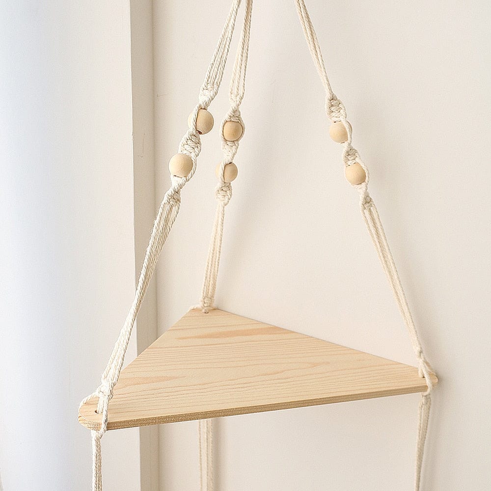 Triangle Macrame Vägskåp | Veska