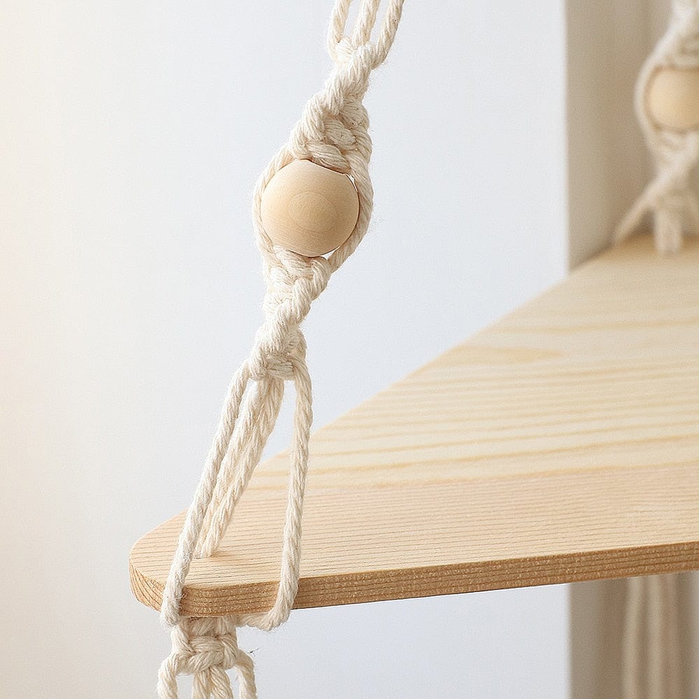 Triangle Macrame Vägskåp | Veska