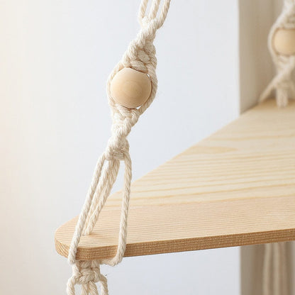 Triangle Macrame Vägskåp | Veska