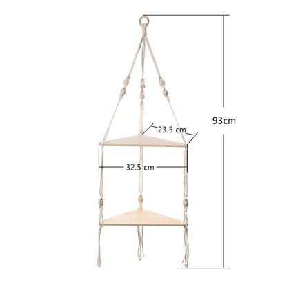 Triangle Macrame Vägskåp | Veska