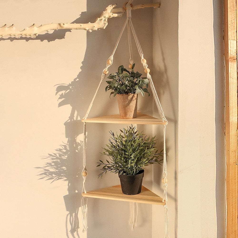 Triangle Macrame Vägskåp | Veska