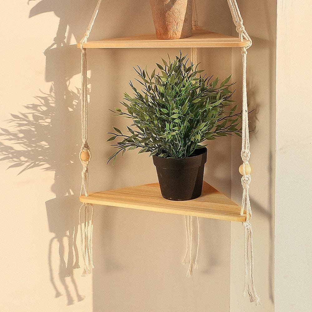 Triangle Macrame Vägskåp | Veska