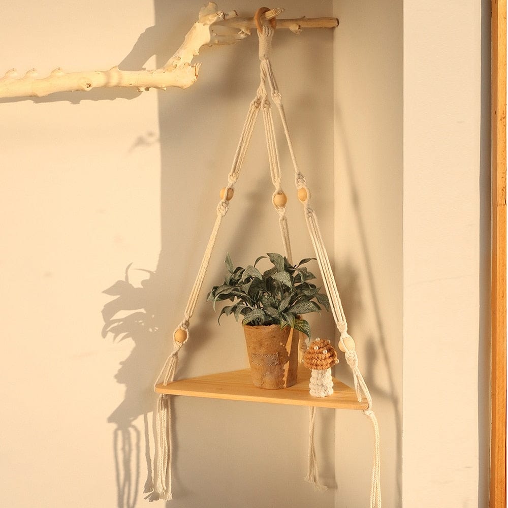 Triangle Macrame Vägskåp | Veska