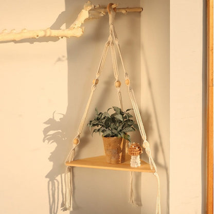 Triangle Macrame Vägskåp | Veska