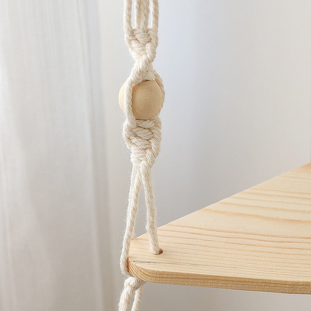 Triangle Macrame Vägskåp | Veska
