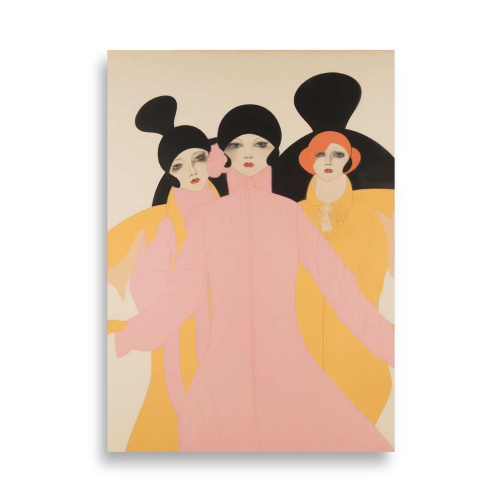 Triplets | Veska 50×70 cm