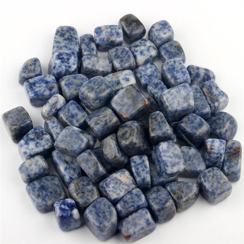Tumblestone Helande Kristaller | Veska Blue Point