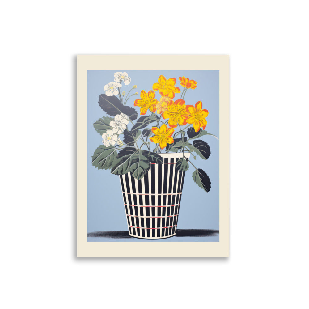 två blommor | Veska 30×40 cm