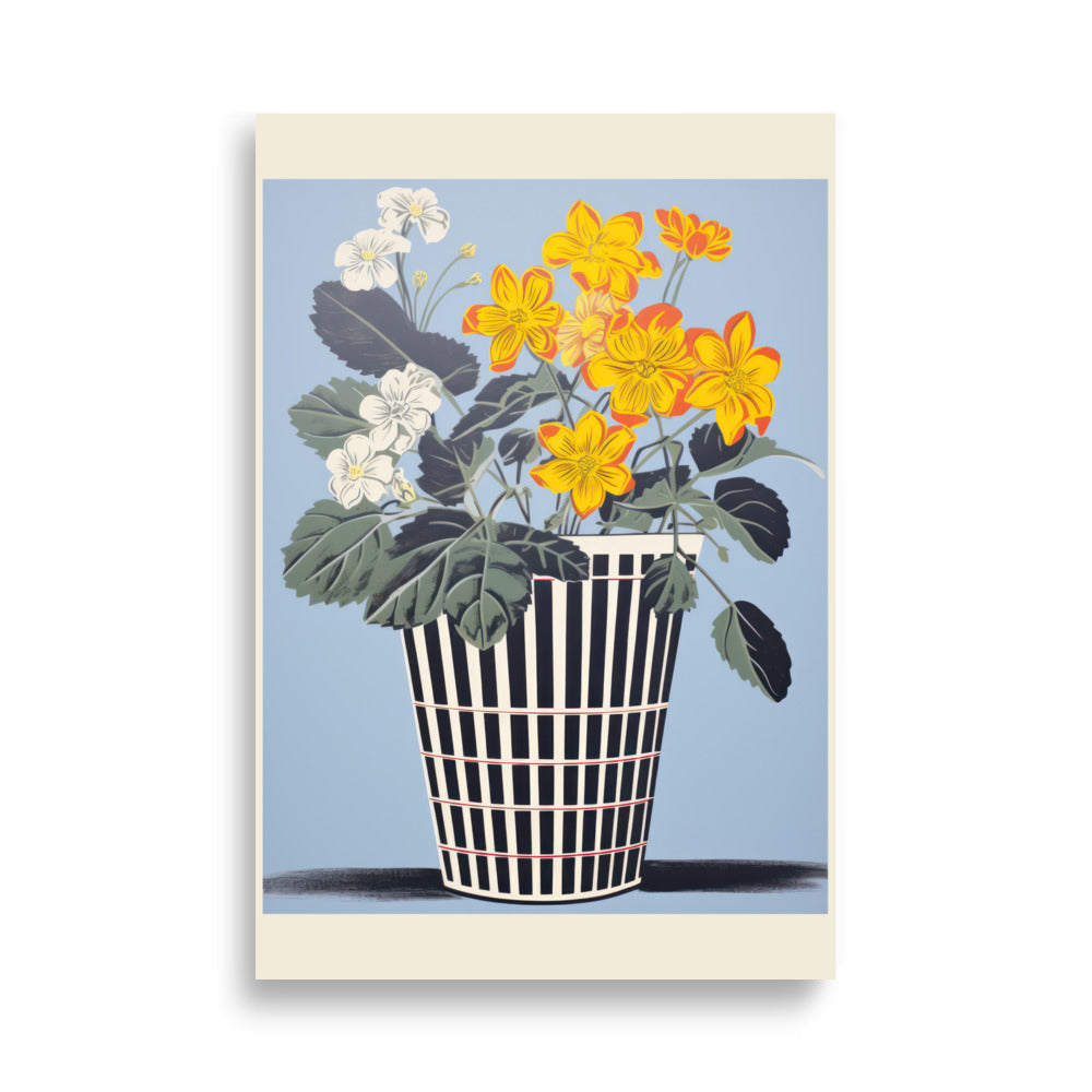 två blommor | Veska 61×91 cm