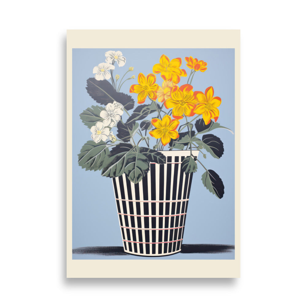 två blommor | Veska 70×100 cm