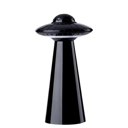 UFO Inspirerad Uppladdningsbar LED Skrivbordslampa | Veska svart