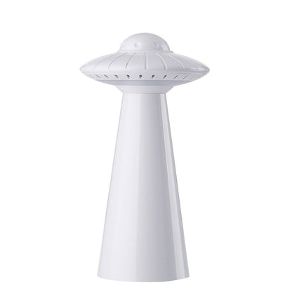 UFO Inspirerad Uppladdningsbar LED Skrivbordslampa | Veska vit