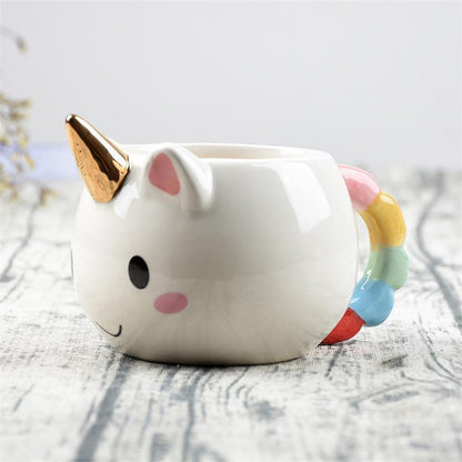 Unicorn Mug | Veska Guld horn