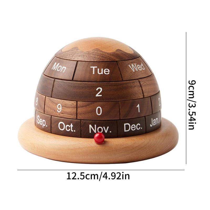 Unik Planet Trä Bordskalender | Veska