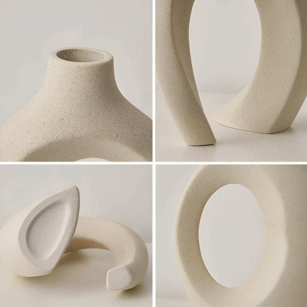 Unity Vase Duo | Modern abstrakt keramik | Veska