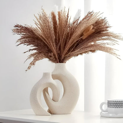 Unity Vase Duo | Modern abstrakt keramik | Veska