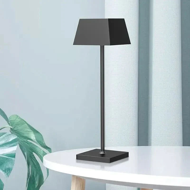 Uppladdningsbar Glow Tap Touch Bordslampa | Veska Svart