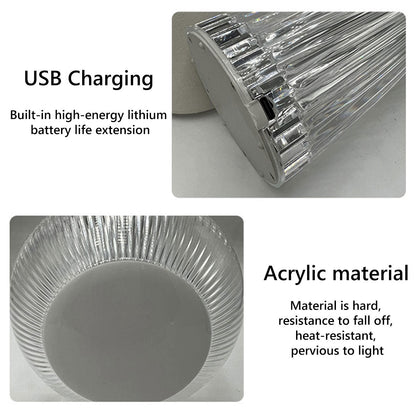 Uppladdningsbar LED Svamp Bordslampa | Veska