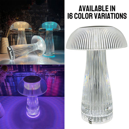 Uppladdningsbar LED svampbordslampa | Veska