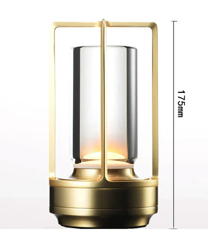 Uppladdningsbar Trådlös LuxuryGlow Bordslampa - Elegant Trådlös Lampa för Alla Humör | Veska
