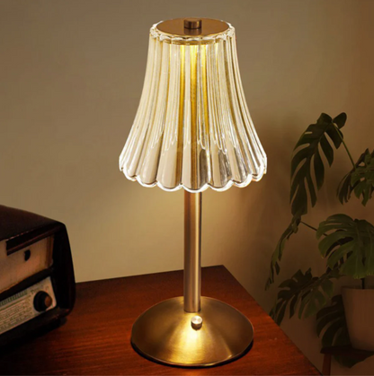 Uppladdningsbar USB LED Bordslampa i Retrodesign | Veska