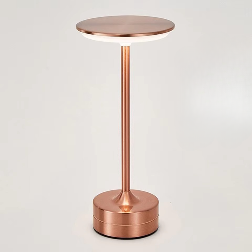 USB Uppladdningsbar LED Touch Sensor Bordslampa | Veska Roséguld