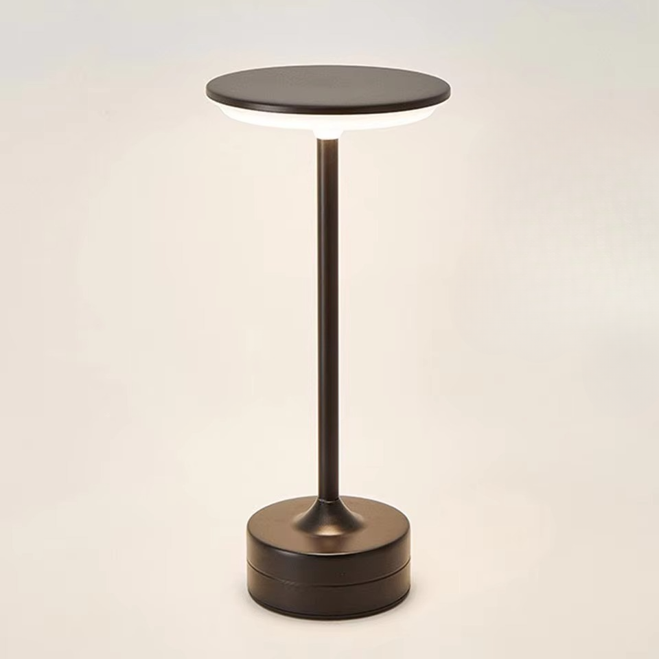 USB Uppladdningsbar LED Touch Sensor Bordslampa | Veska Svart