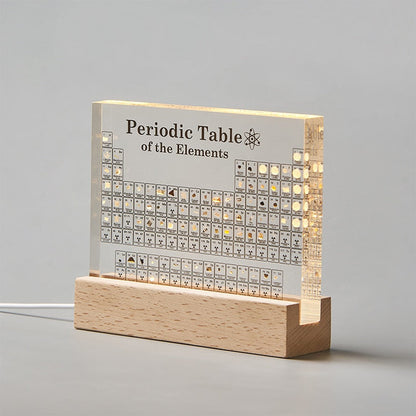 Utbildande akrylvetenskaplig periodisk tabell dekoration | Veska