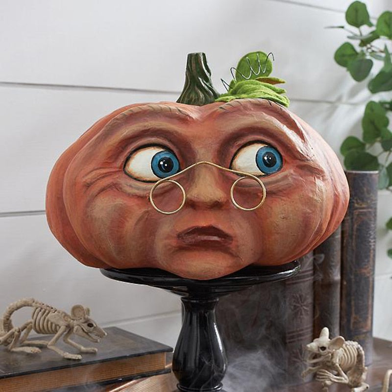 Uttrycksfulla Pumpa Ansikten Halloween Dekoration | Veska