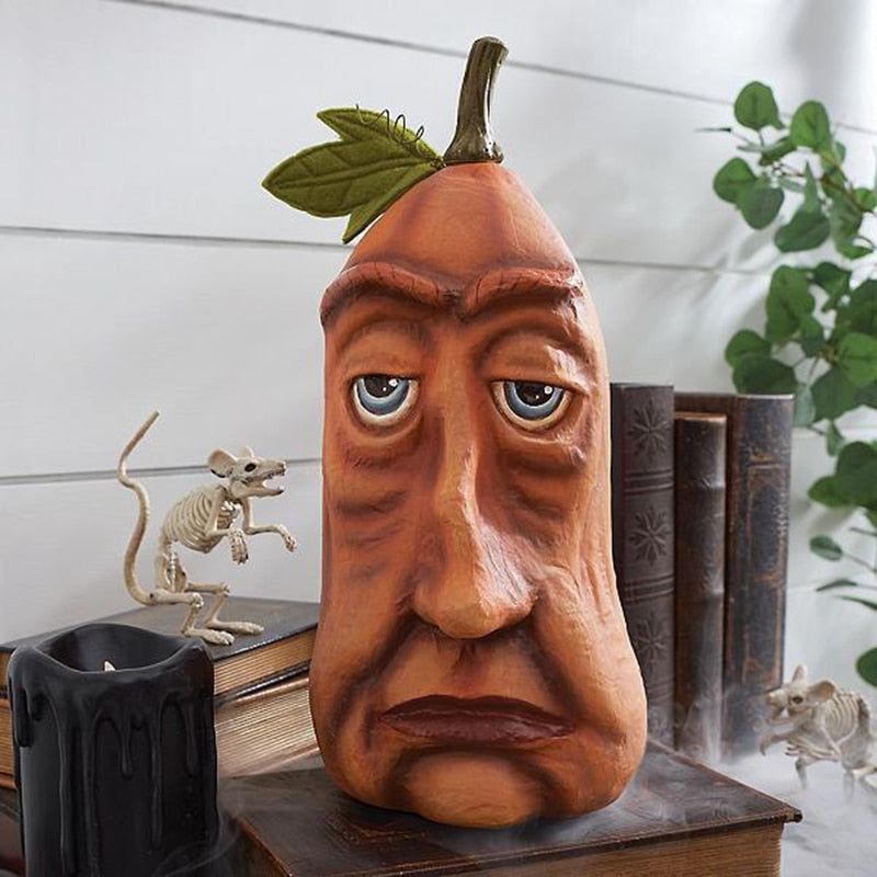 Uttrycksfulla Pumpa Ansikten Halloween Dekoration | Veska 4