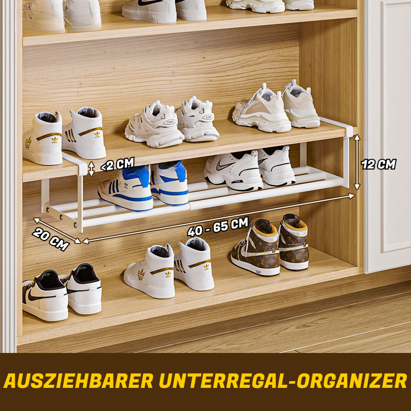 Utvidbar underhylla organiser | Veska Vit