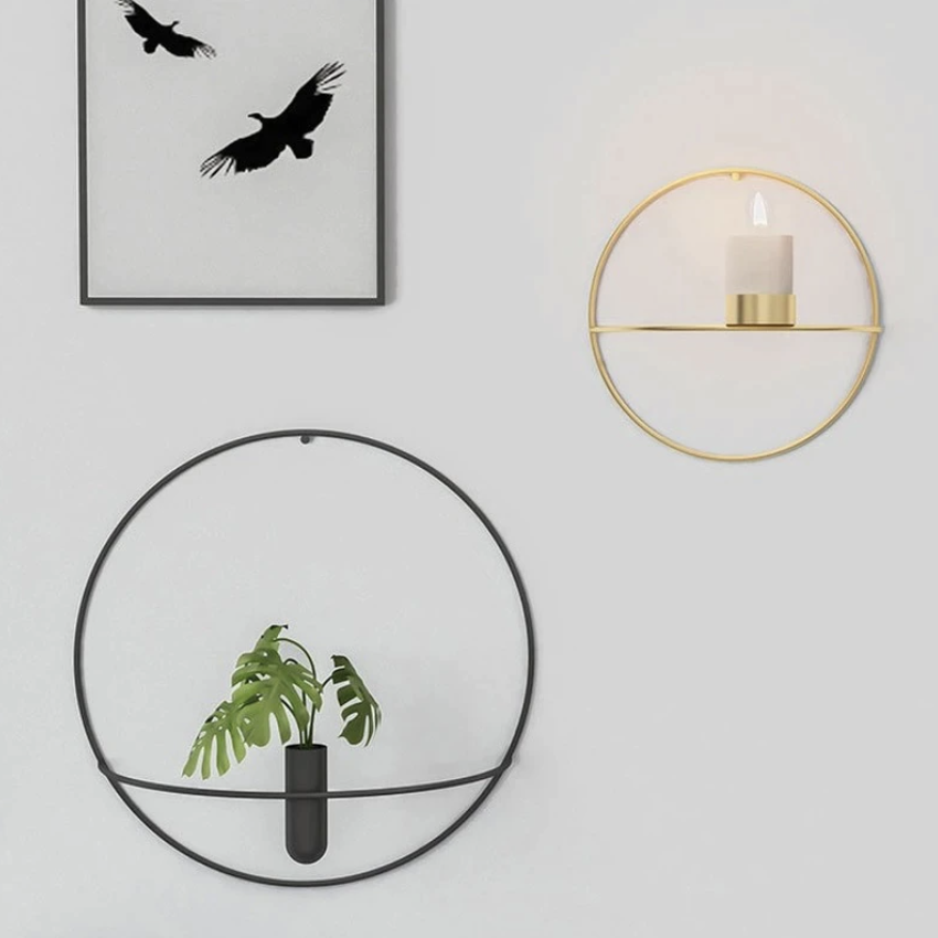 Vägglampa och vas | Veska