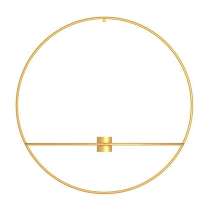 Vägglampa och vas | Veska Guld Ljushållare - 29cm