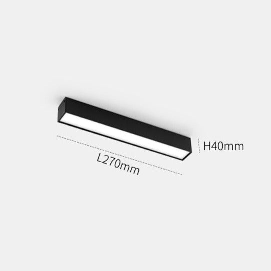Väggmonterat svart kontinuerligt magnetisk spår system ljus | Veska SC-XTL038 10W