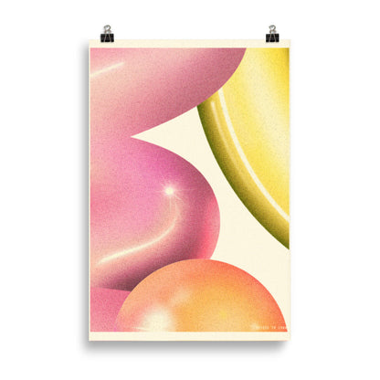 Vågig Gelé 02 | Skållyft 61×91 cm