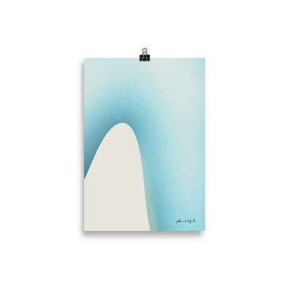 Vågig gradient - Marin | Veska