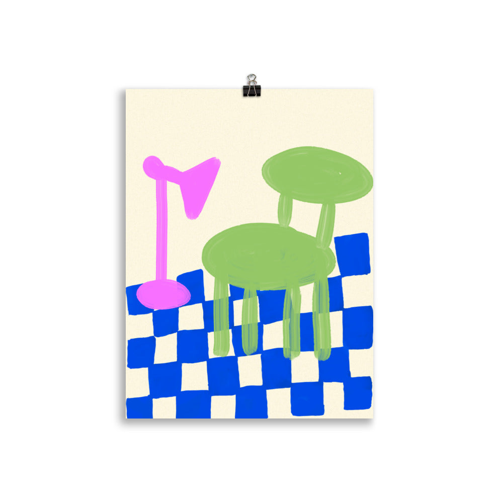 Vardagsrum 02 | Veska 30×40 cm