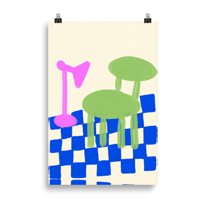 Vardagsrum 02 | Veska 61×91 cm