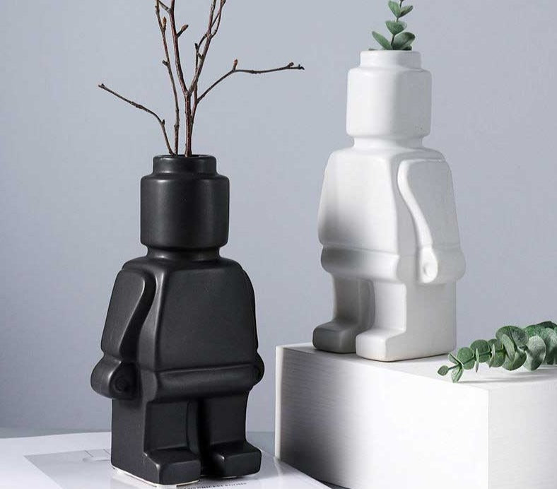 Vas Figur Figurins Ludique - Design Body Lego | Veska