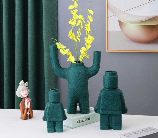 Vas Figur Figurins Ludique - Design Body Lego | Veska